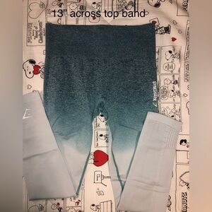 Gymshark Blue Ombré Legging Medium